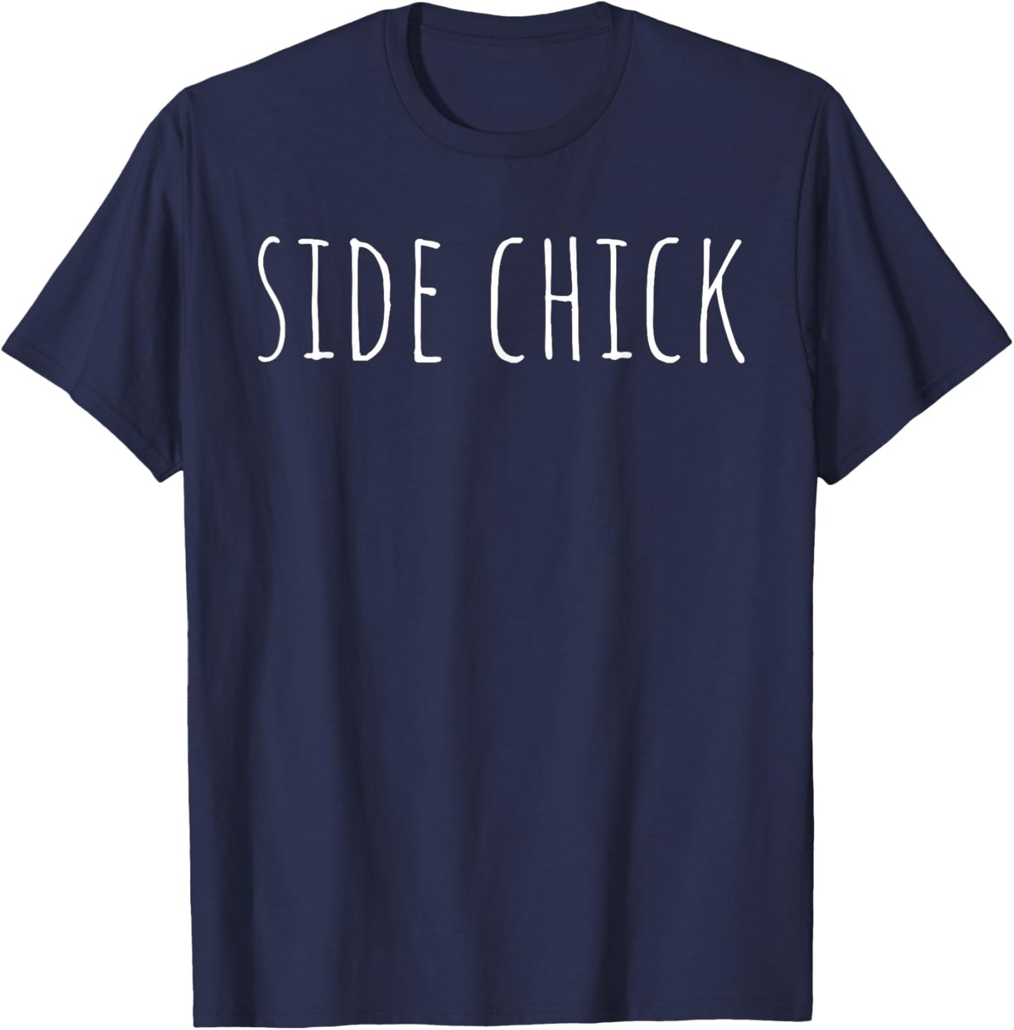 Funny Side Chick T-Shirt - T-Shirt | Navy