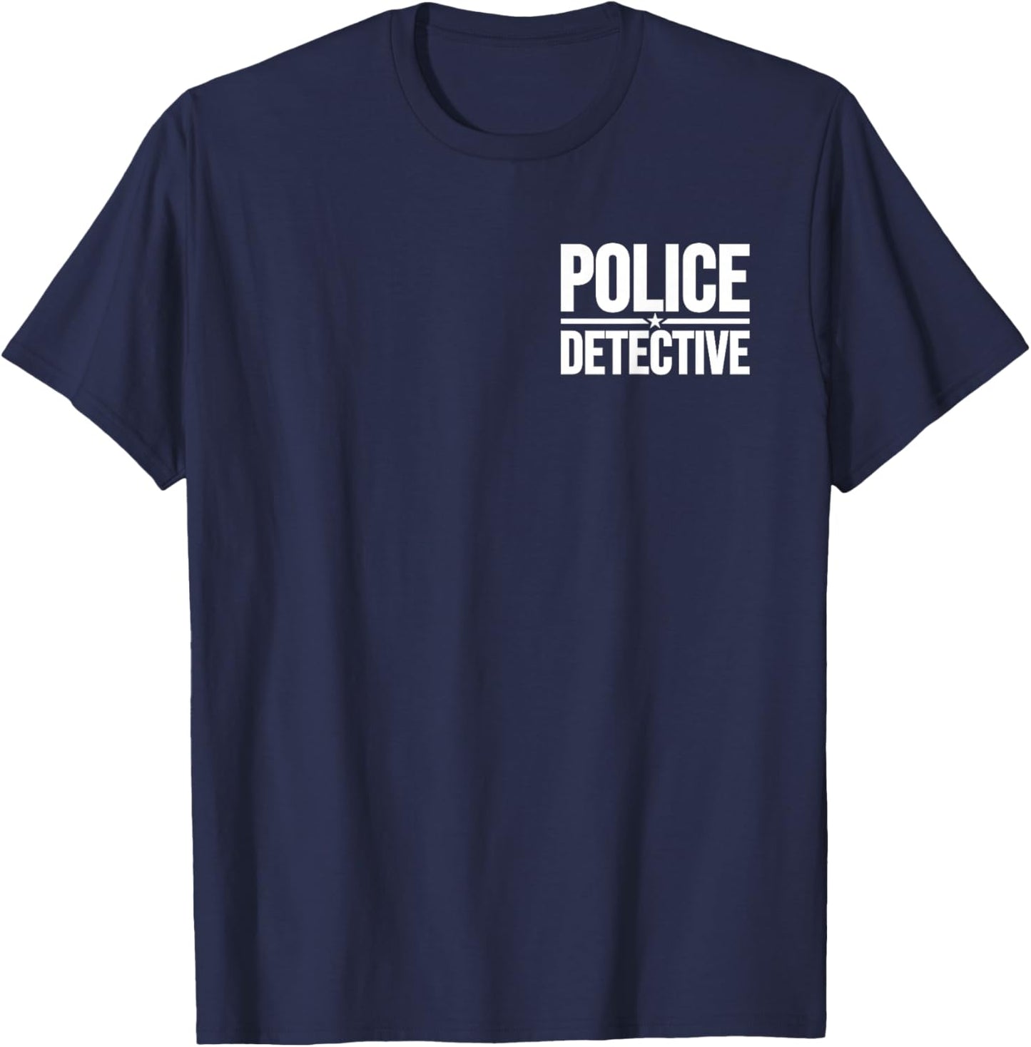 Police Detective Uniform Costume Halloween T-Shirt - T-Shirt | Navy