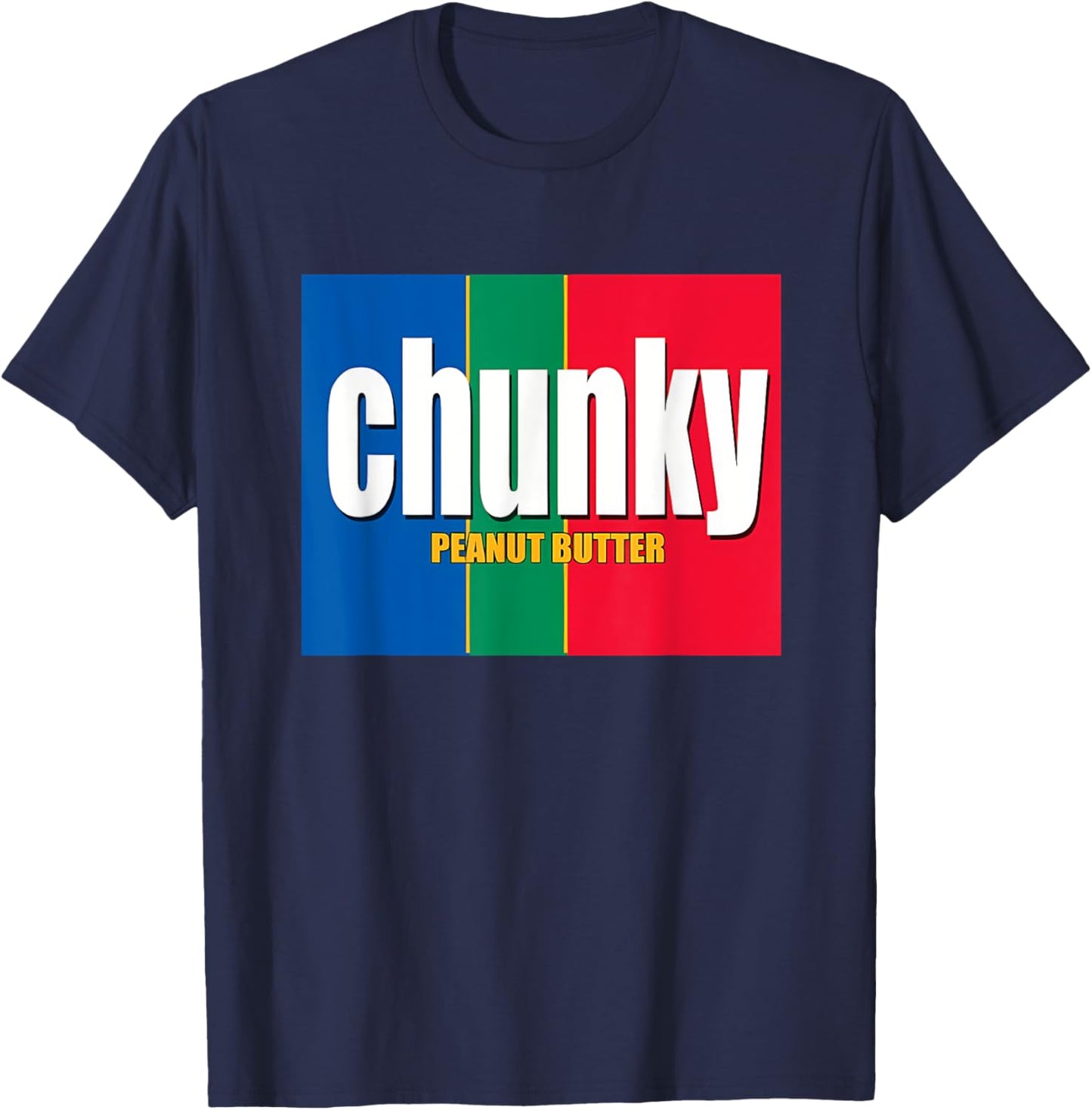Chunky Peanut Butter Group Condiment Matching T-Shirt - T-Shirt | Navy