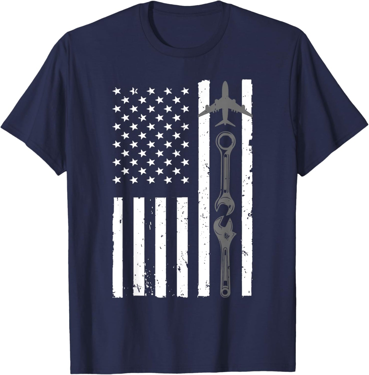Cool Aircraft Mechanic Art Women Aircraft Technician T-Shirt - T-Shirt | Navy
