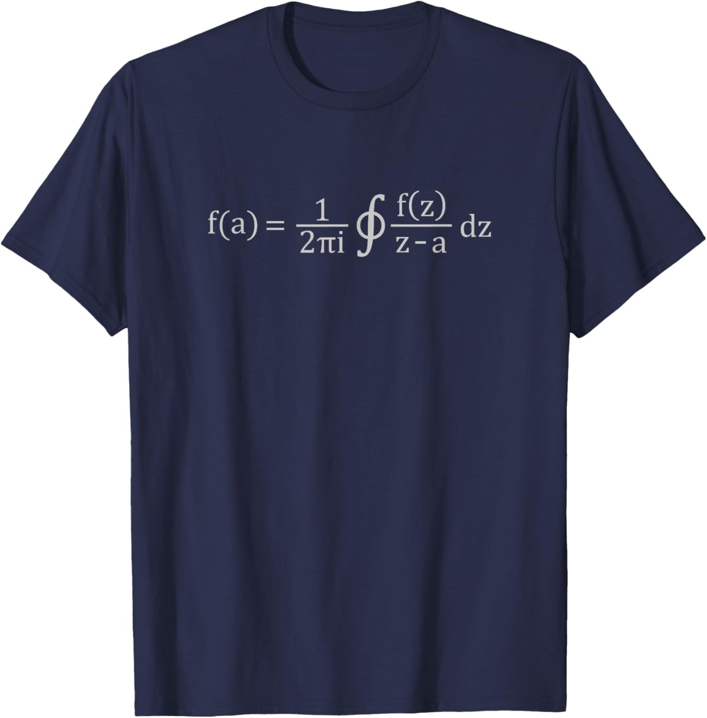 Cauchy's Integral Formula | Nerdy Science Complex Analysis T-Shirt - T-Shirt | Navy