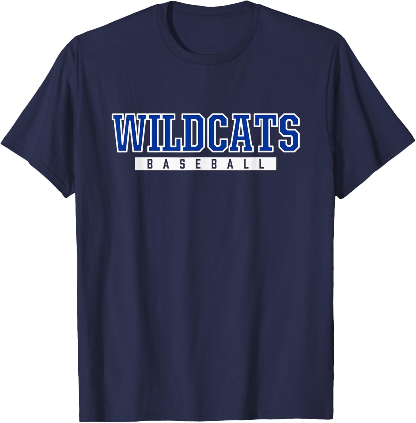 Wilmington Wildcats Baseball T-Shirt - T-Shirt | Navy