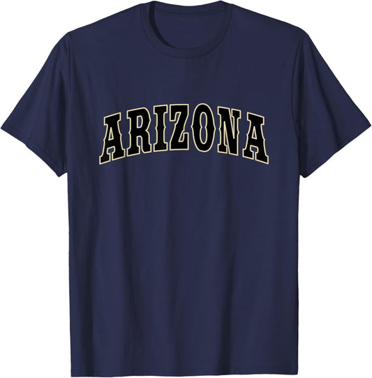 Arizona - Throwback Design - Classic T-Shirt - T-Shirt | Navy