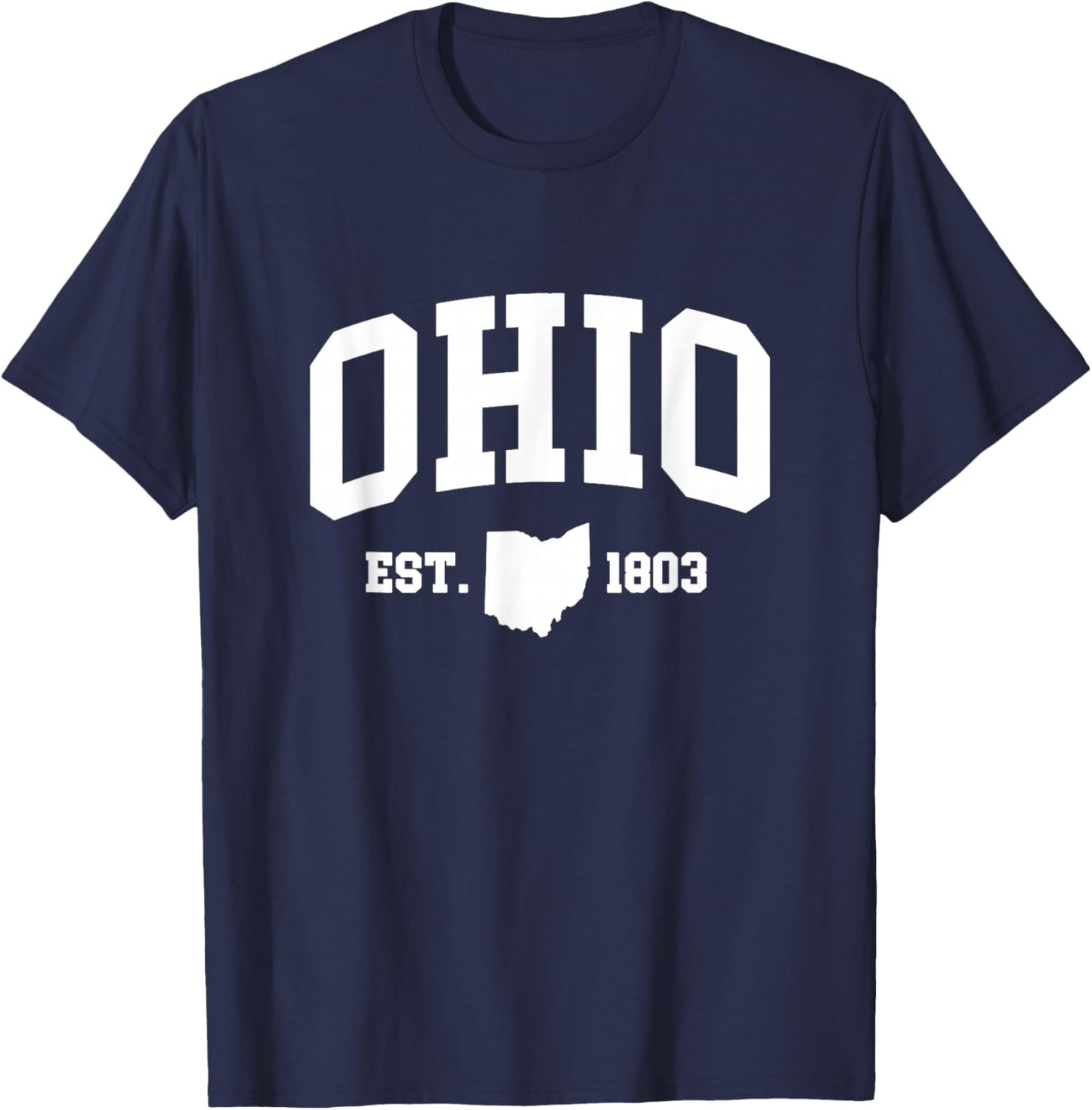 Ohio - Est. 1803 - Throwback Classic T-Shirt - T-Shirt | Navy