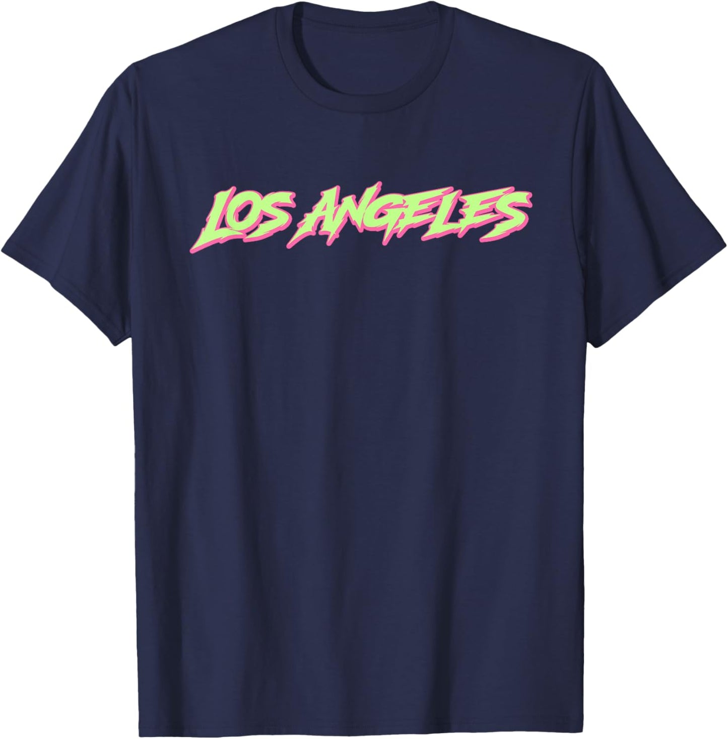 90s Retro Los Angeles Souvenir T-Shirt - T-Shirt | Navy
