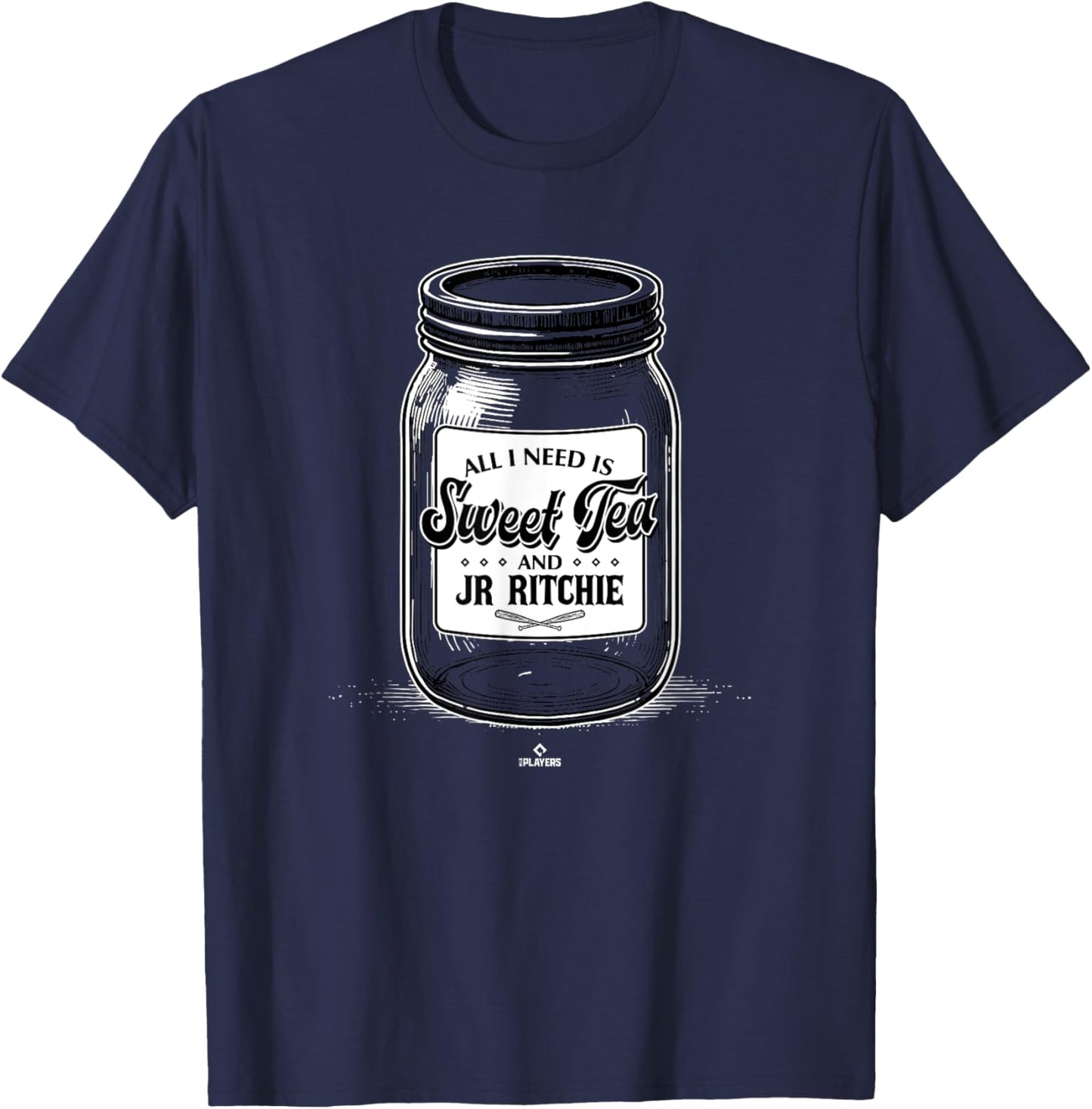 Sweet Tea and JR Ritchie Prospect Baseball Fan Gear T-Shirt - T-Shirt | Navy