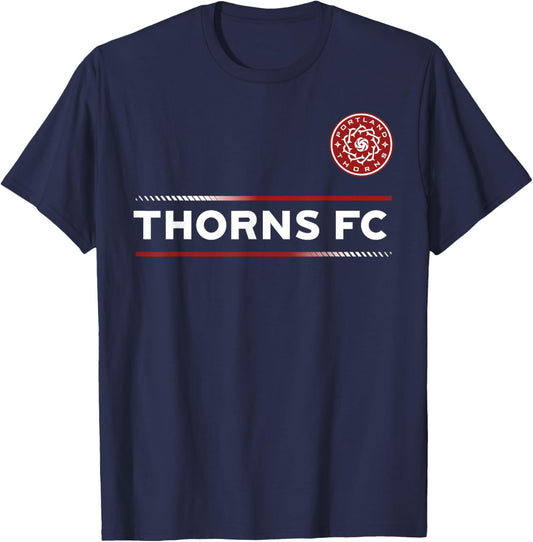 Officially Licensed Portland Thorns FC NWSL Soccer Apparel T-Shirt - T-Shirt | Navy