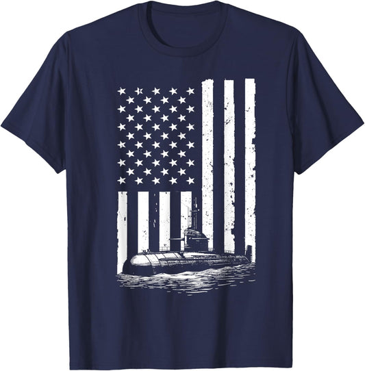 Funny Submarine Design Submariner Submarine Veteran T-Shirt - T-Shirt | Navy
