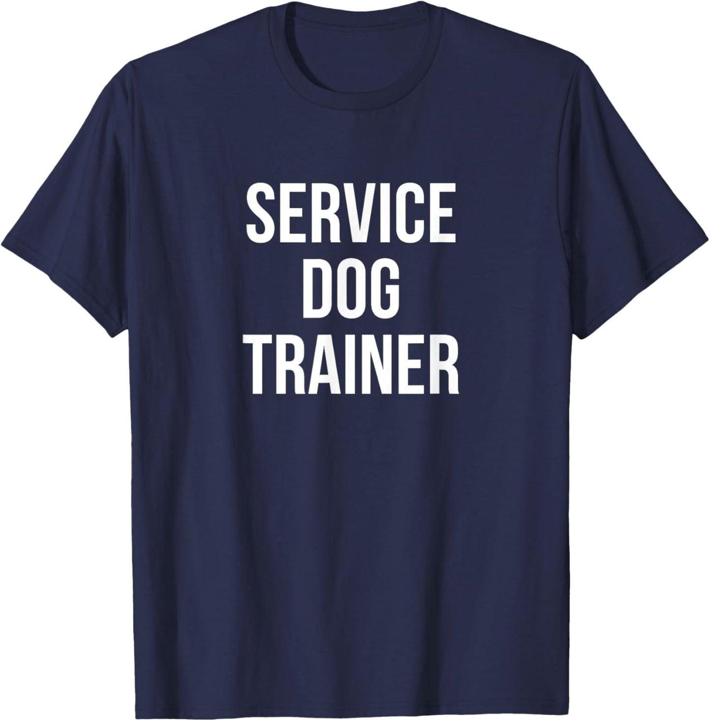 Service Dog Trainer T-Shirt - T-Shirt | Navy