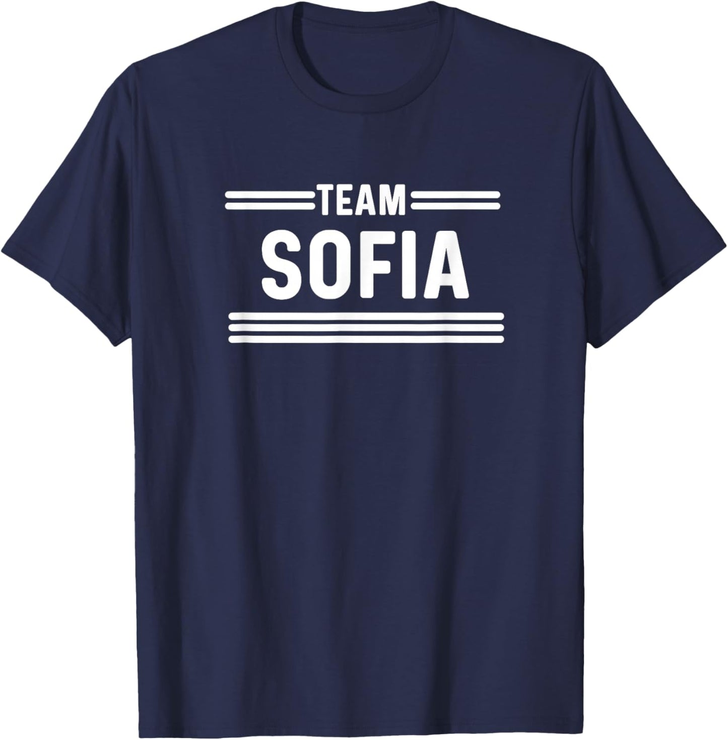 Team Sofia - Family Name T-Shirt - T-Shirt | Navy