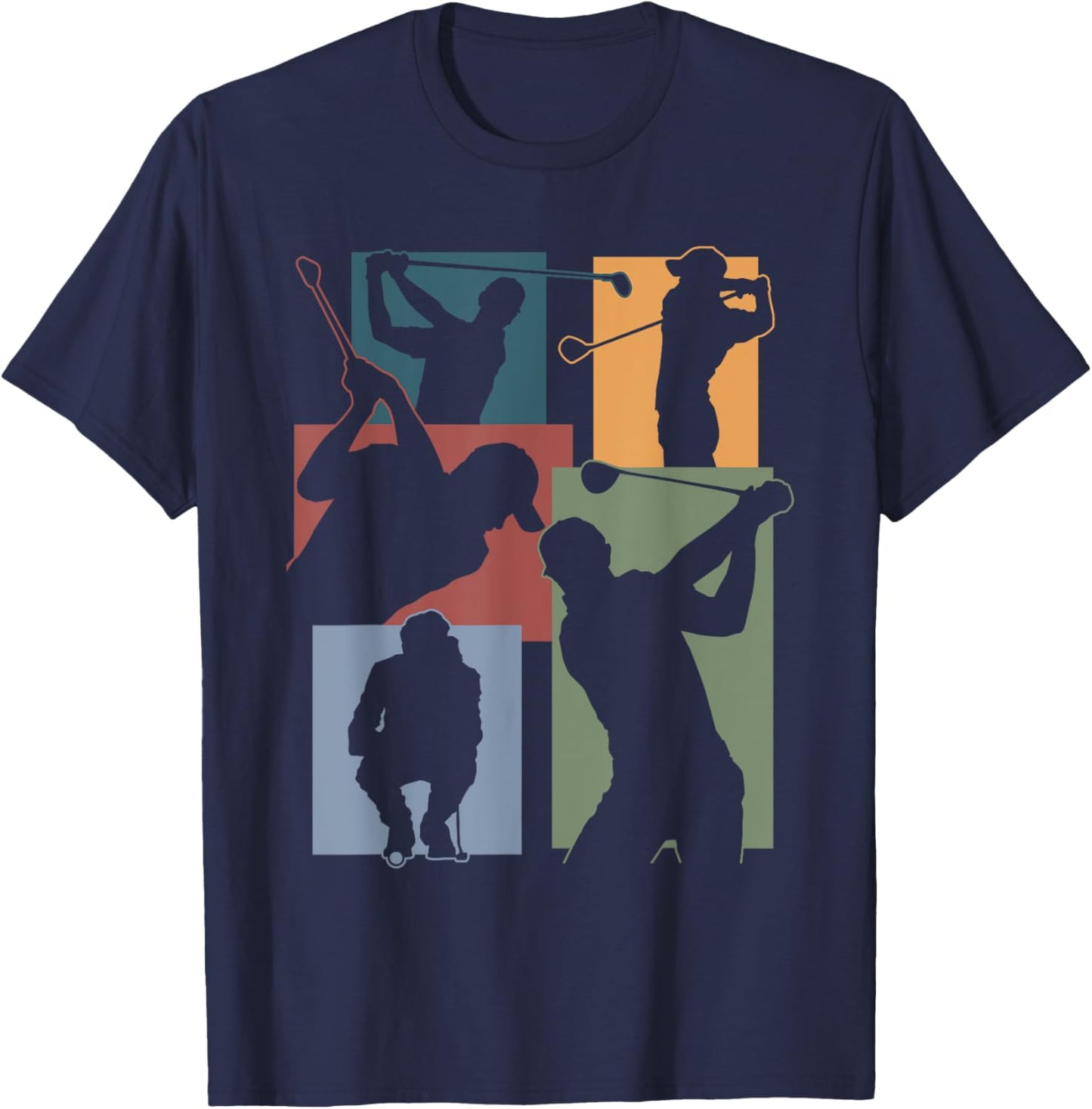 Funny Golf Player Cool Golfer Golfing Game Enthusiast Outfit T-Shirt - T-Shirt | Navy
