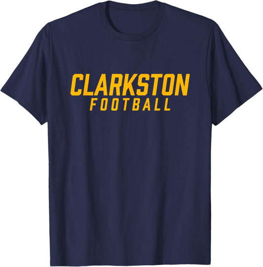 Clarkston High School Football Team T-Shirt - T-Shirt | Navy