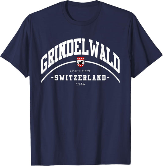 Grindelwald vacation to Grindelwald Switzerland home T-Shirt - T-Shirt | Navy