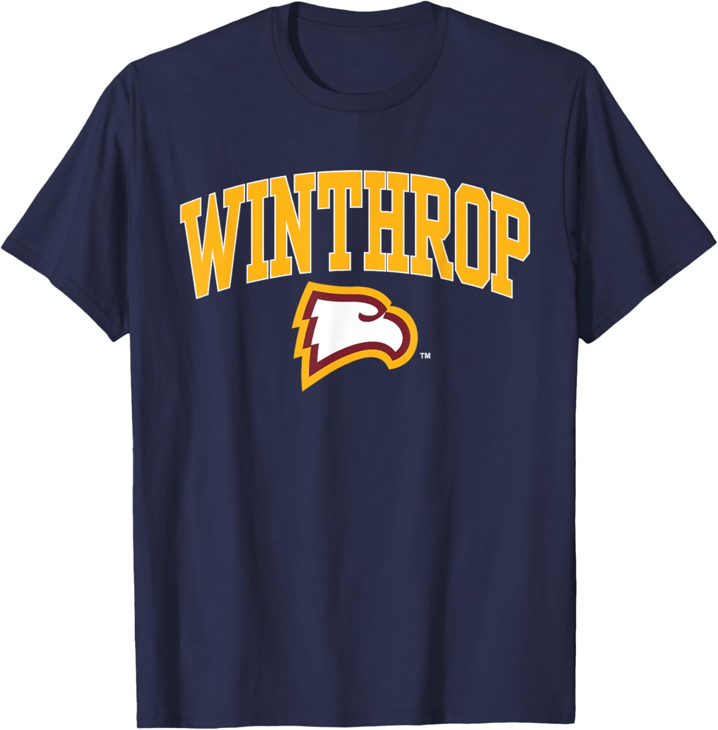 Winthrop Eagles | Official NCAA University of | NCAFWNT02 T-Shirt - T-Shirt | Navy