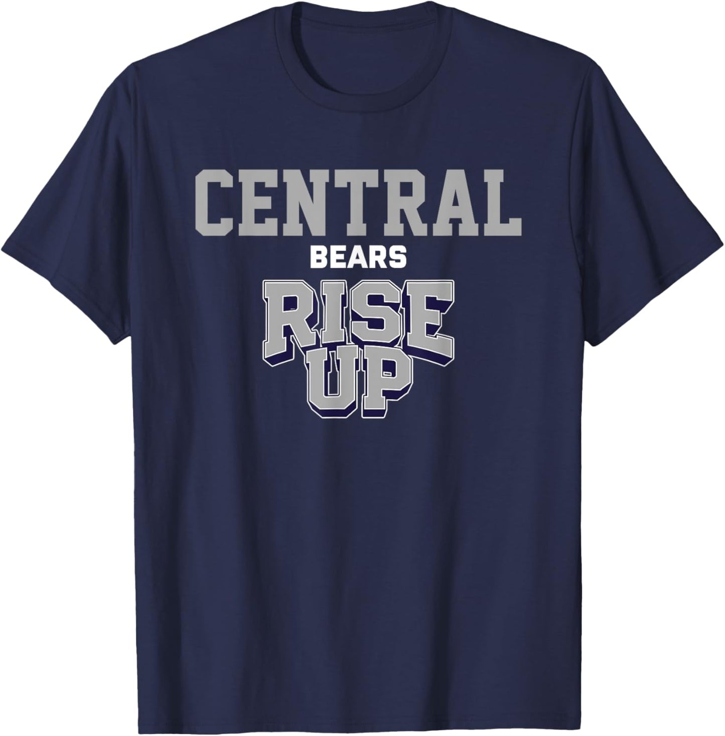 Central Bears Rise Up HS T-Shirt - T-Shirt | Navy