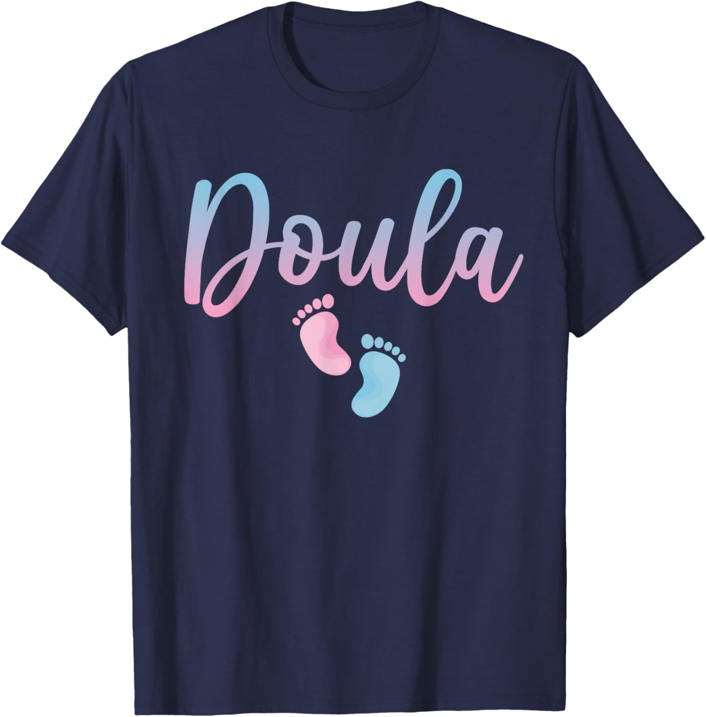 Cute Doula Art Girls Birth Worker Nursing Doula T-Shirt - T-Shirt | Navy