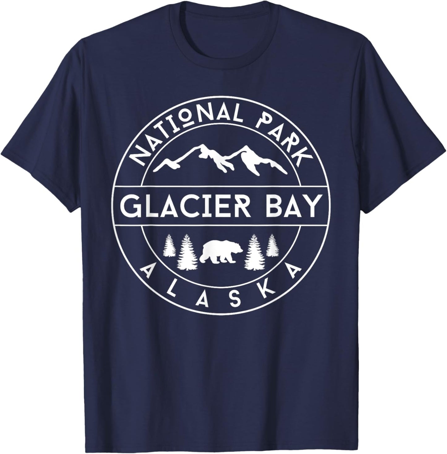 Glacier Bay National Park T-Shirt - T-Shirt | Navy