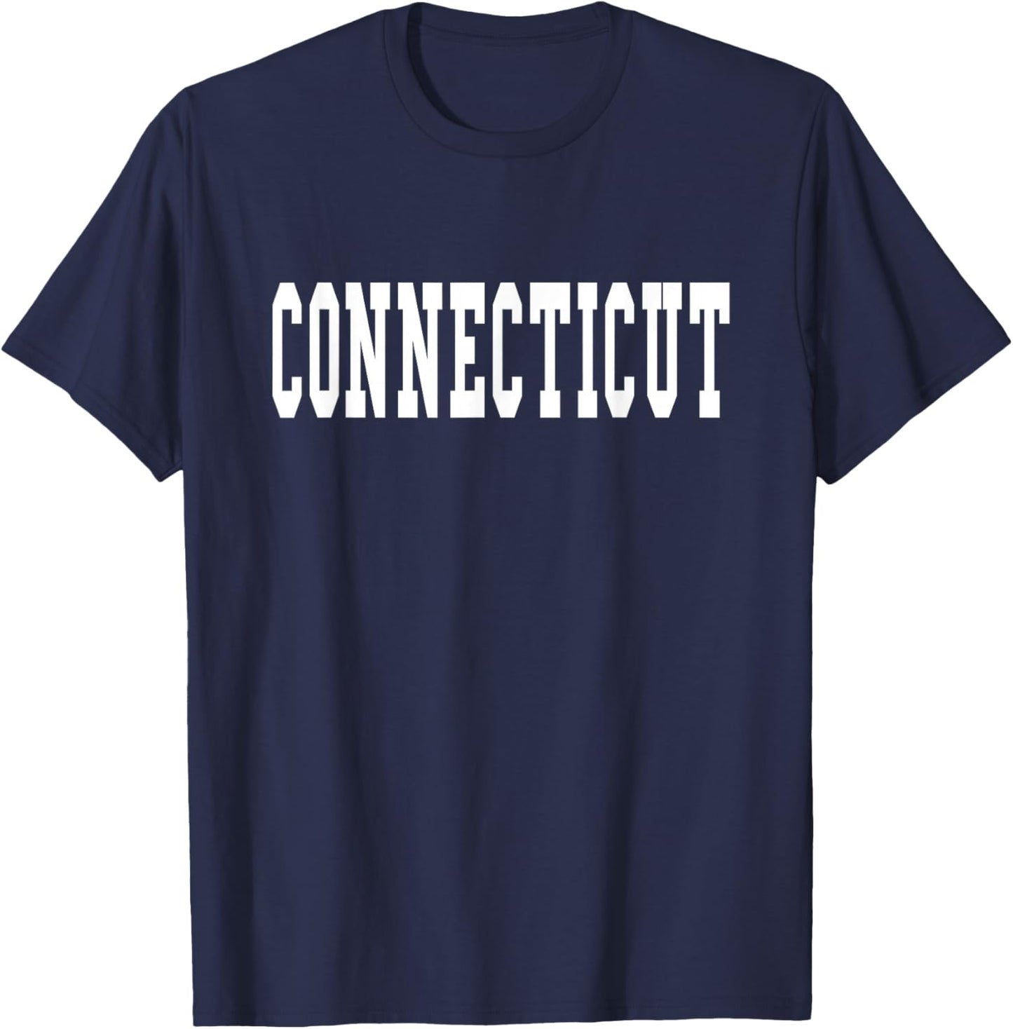 Connecticut - Throwback Design - Classic T-Shirt - T-Shirt | Navy
