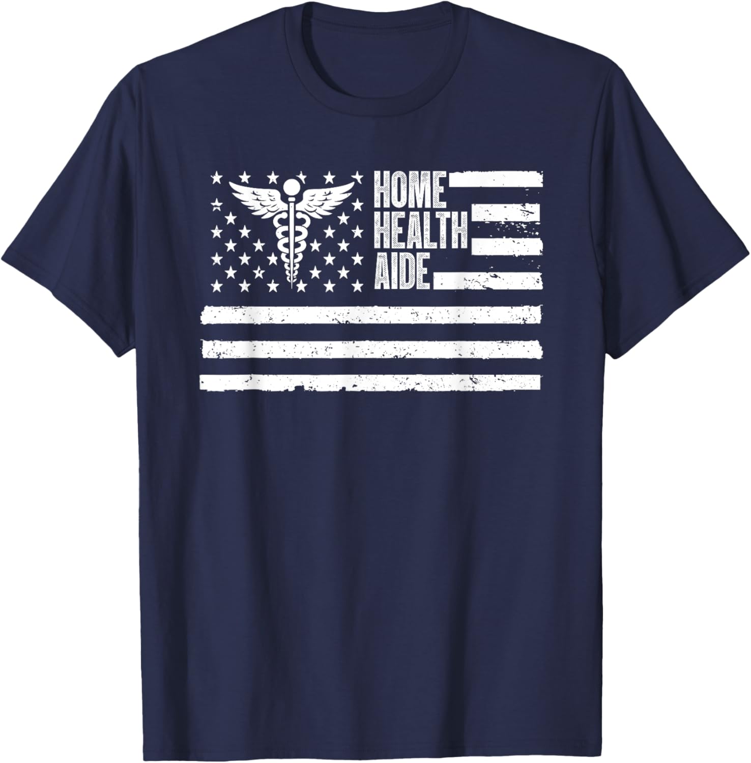 Home Health Aide Art Women HHA Care Home Health Aide T-Shirt - T-Shirt | Navy
