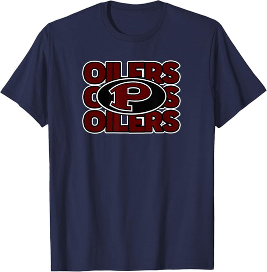 Pearland High School Oilers T-Shirt - T-Shirt | Navy