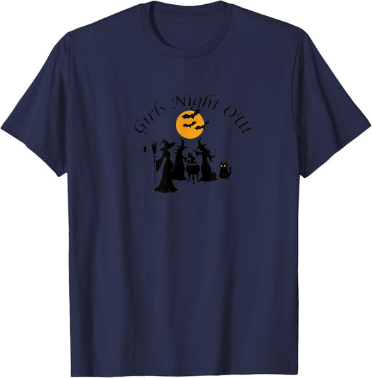 Halloween Girls Night Out T-Shirt - T-Shirt | Navy