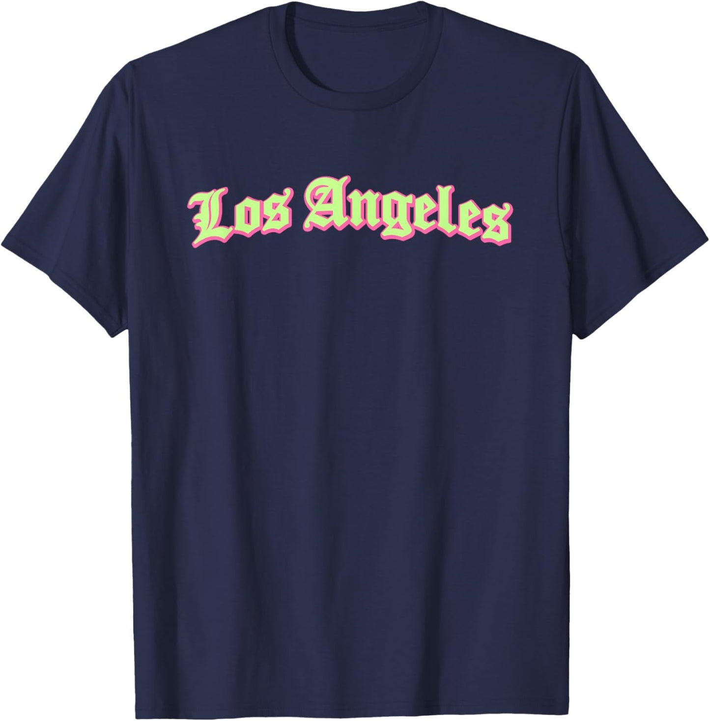 90s Retro Los Angeles Souvenir Men Women Kids Vintage LA T-Shirt - T-Shirt | Navy