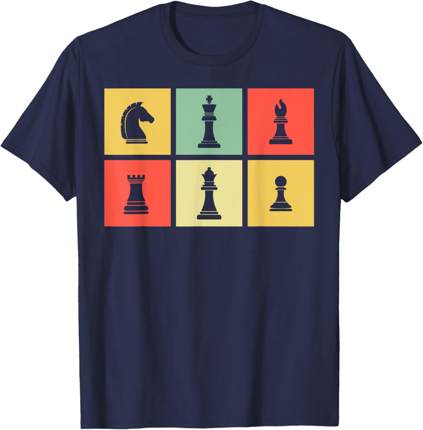 Unique Chess Themed Women Chess Player Chess Lover T-Shirt - T-Shirt | Navy