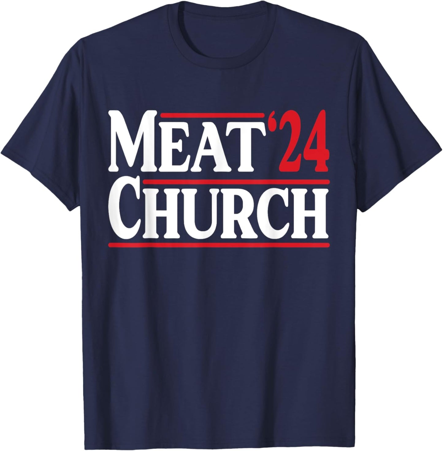 Meat Church '24 BBQ T-Shirt - T-Shirt | Navy