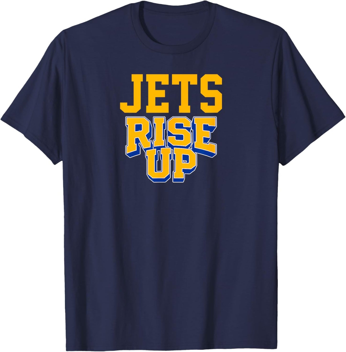 East Meadow Jets Rise Up HS T-Shirt - T-Shirt | Navy