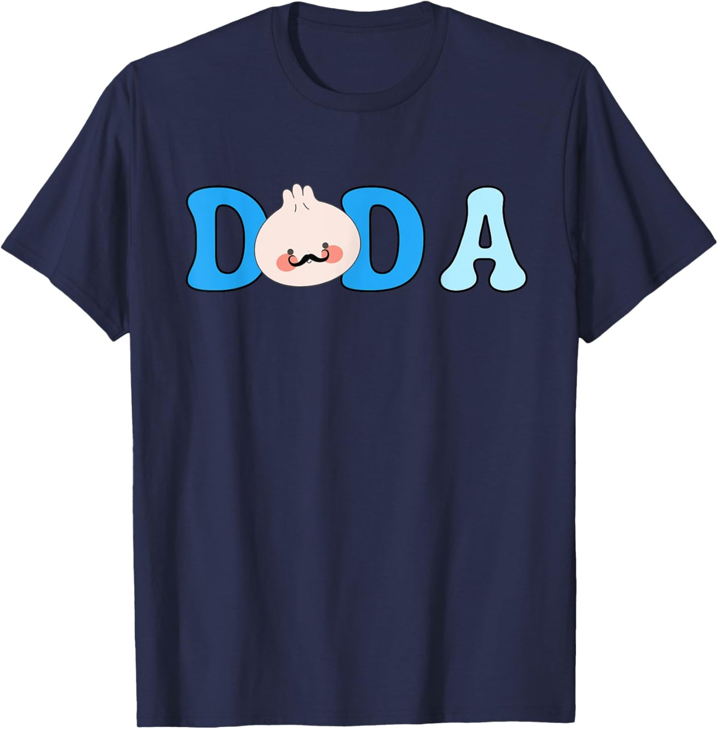 Dada Of The Dumpling First Birthday Baby Matching Top T-Shirt - T-Shirt | Navy