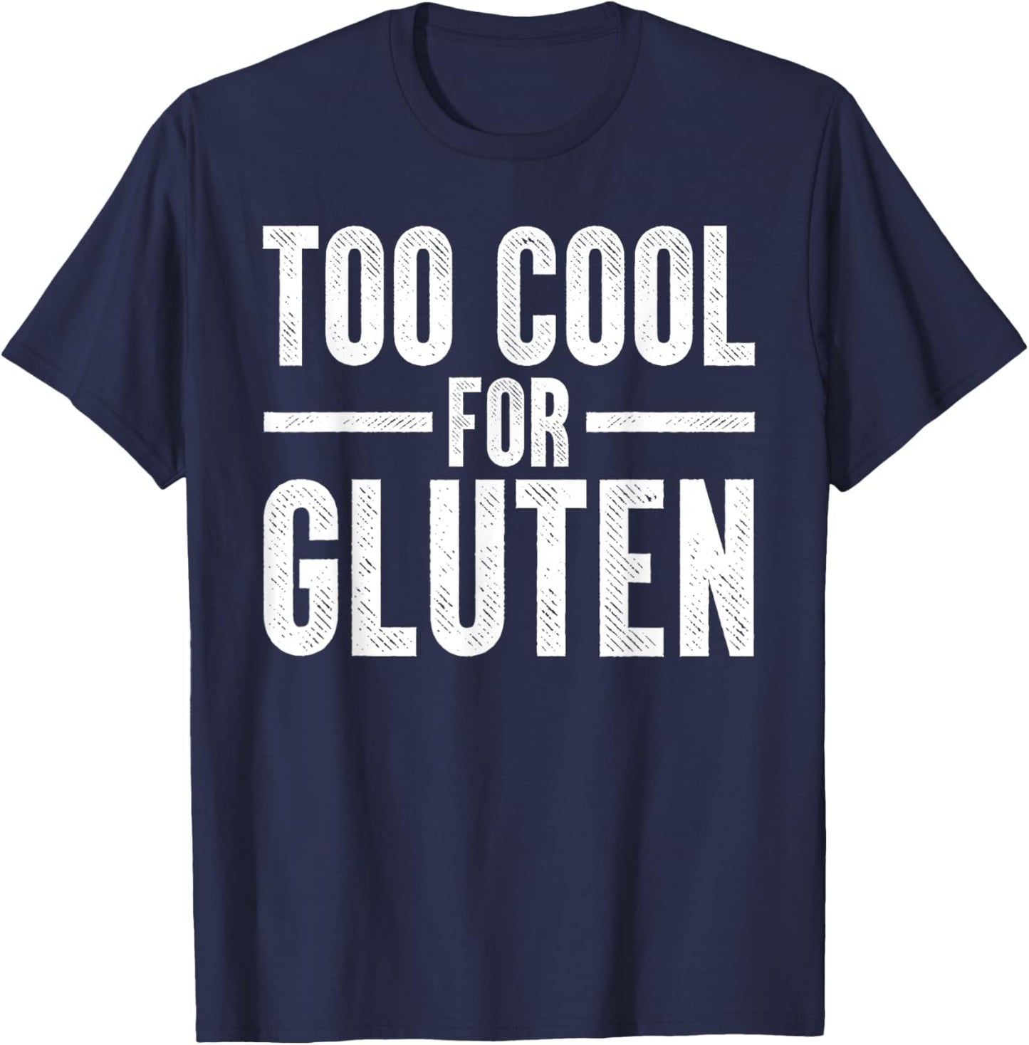Funny Gluten Free Art For Boys Girls Men Celiac Awareness T-Shirt - T-Shirt | Navy