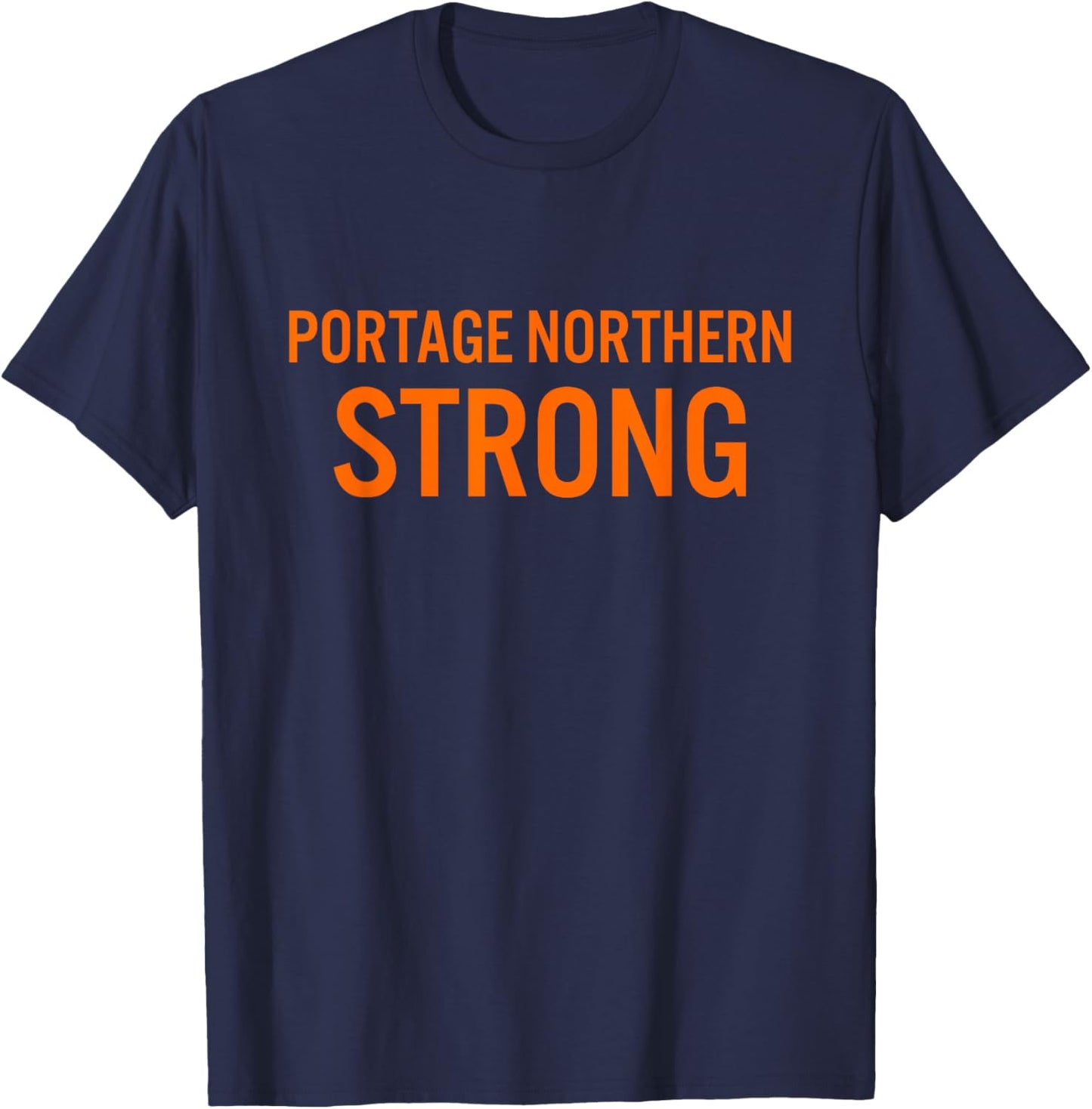 Portage Northern High School Strong T-Shirt - T-Shirt | Navy