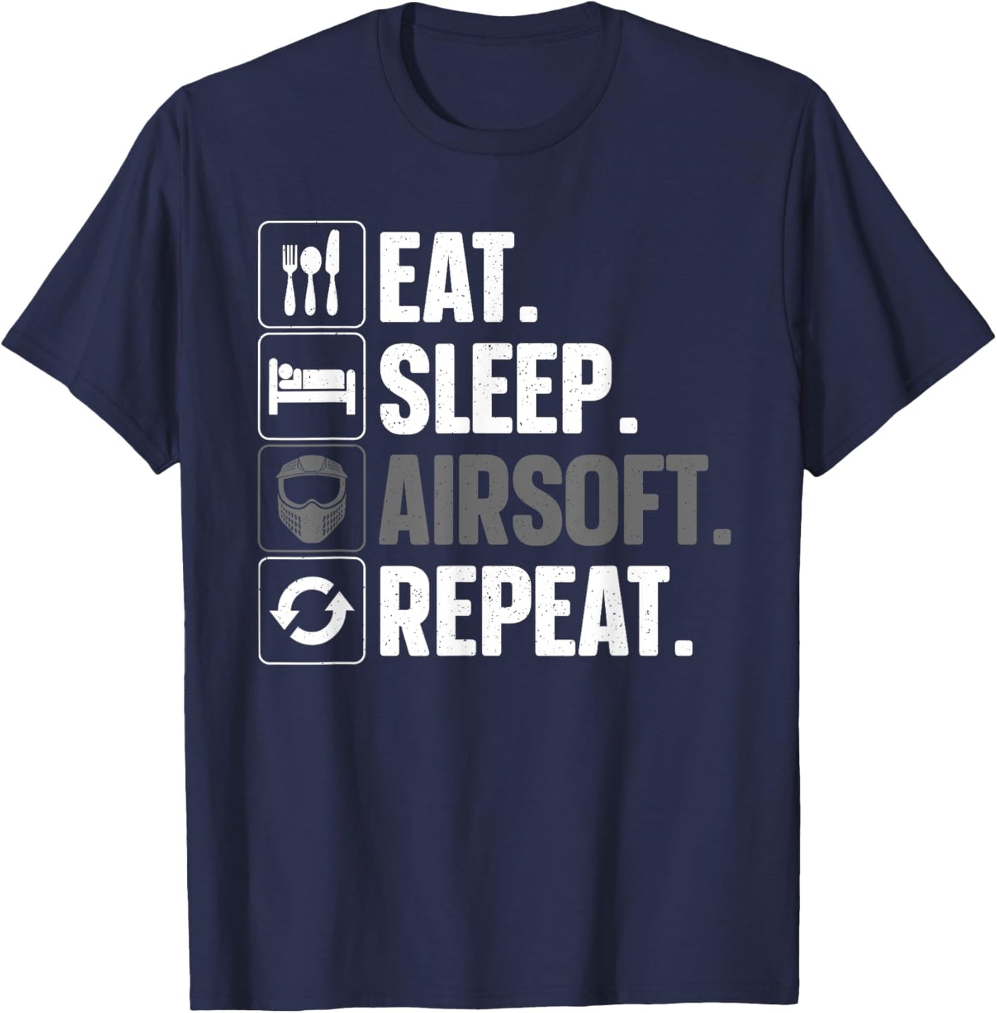 Funny Airsoft Design Women Airsoft Player Airsoft T-Shirt - T-Shirt | Navy
