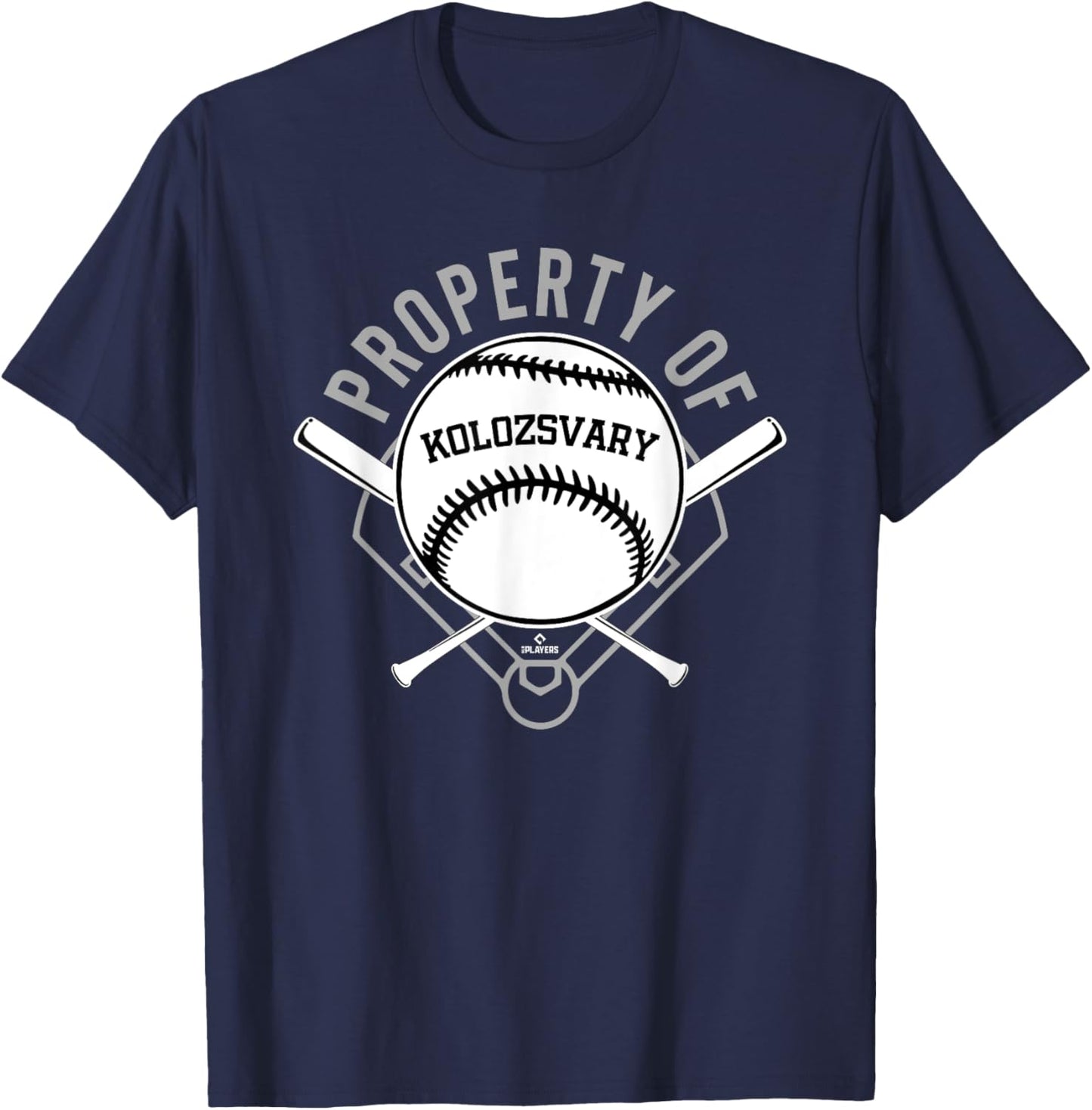 Property of Mark Kolozsvary Prospect Baseball Fan Gear T-Shirt - T-Shirt | Navy