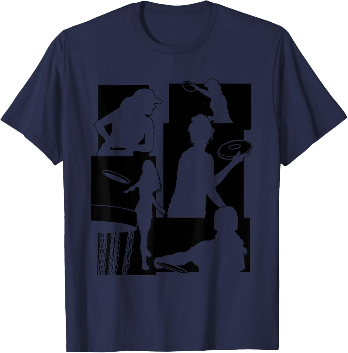 Funny Disc Golf Player Cool Flying Disk Sports Enthusiast T-Shirt - T-Shirt | Navy