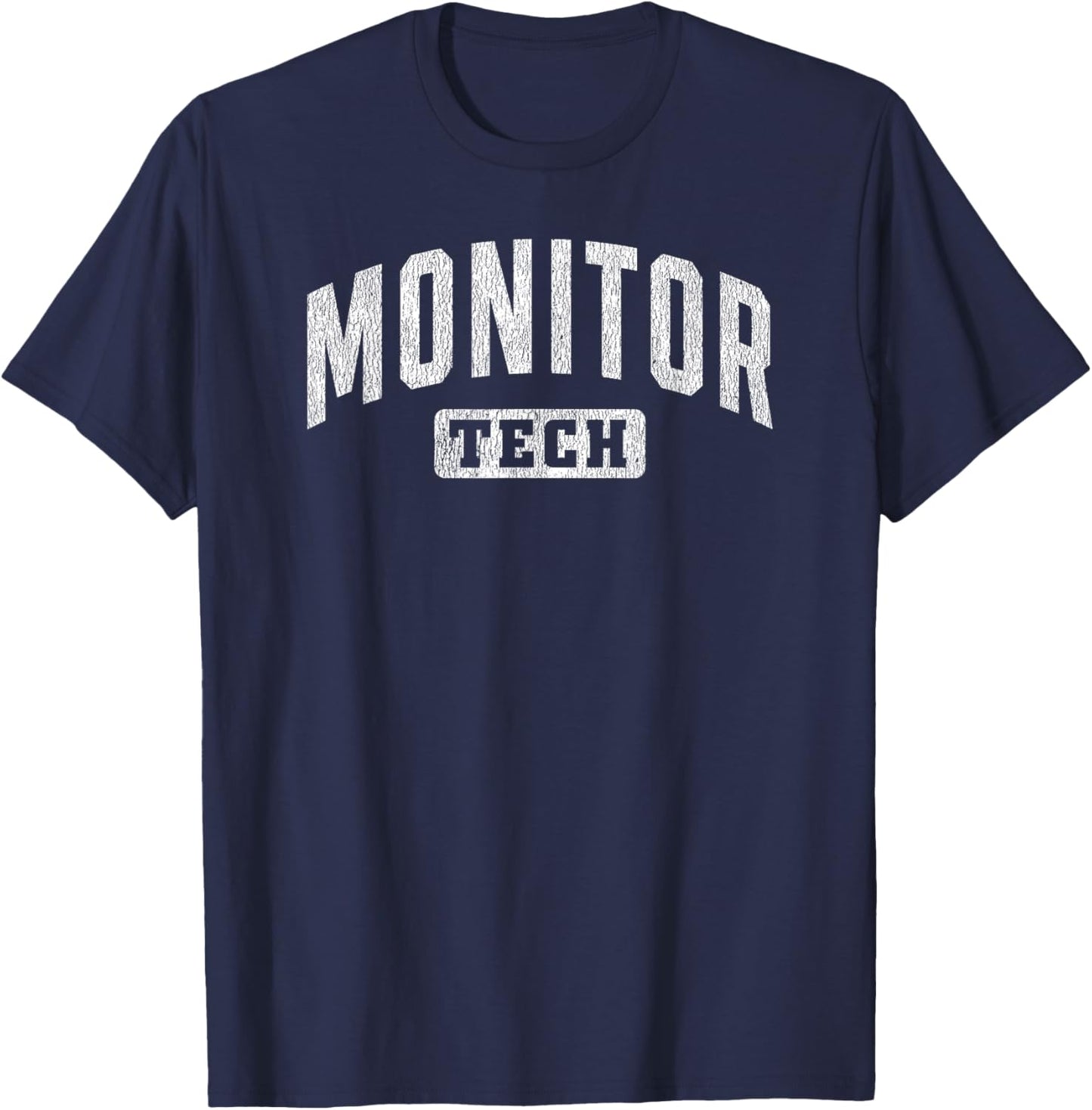 Monitor Tech EKG Cardiac Monitor Technician T-Shirt - T-Shirt | Navy