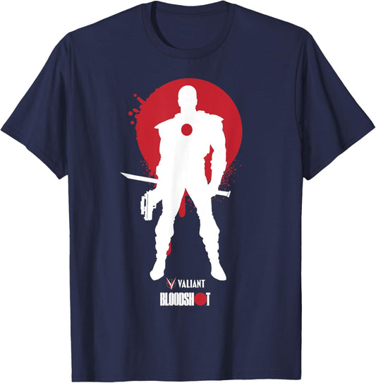 Valiant - Designs Bloodshot, a Digital Soldier T-Shirt - T-Shirt | Navy