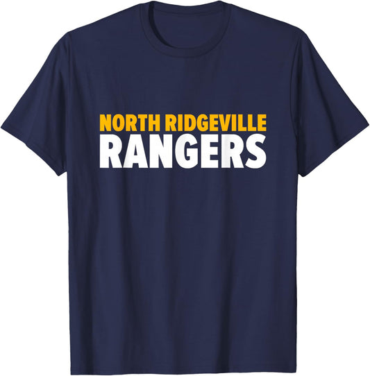 North Ridgeville Rangers Bold T-Shirt - T-Shirt | Navy