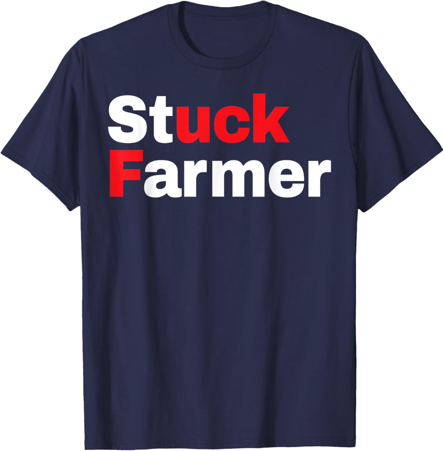 Stuck Farmer T-Shirt - T-Shirt | Navy