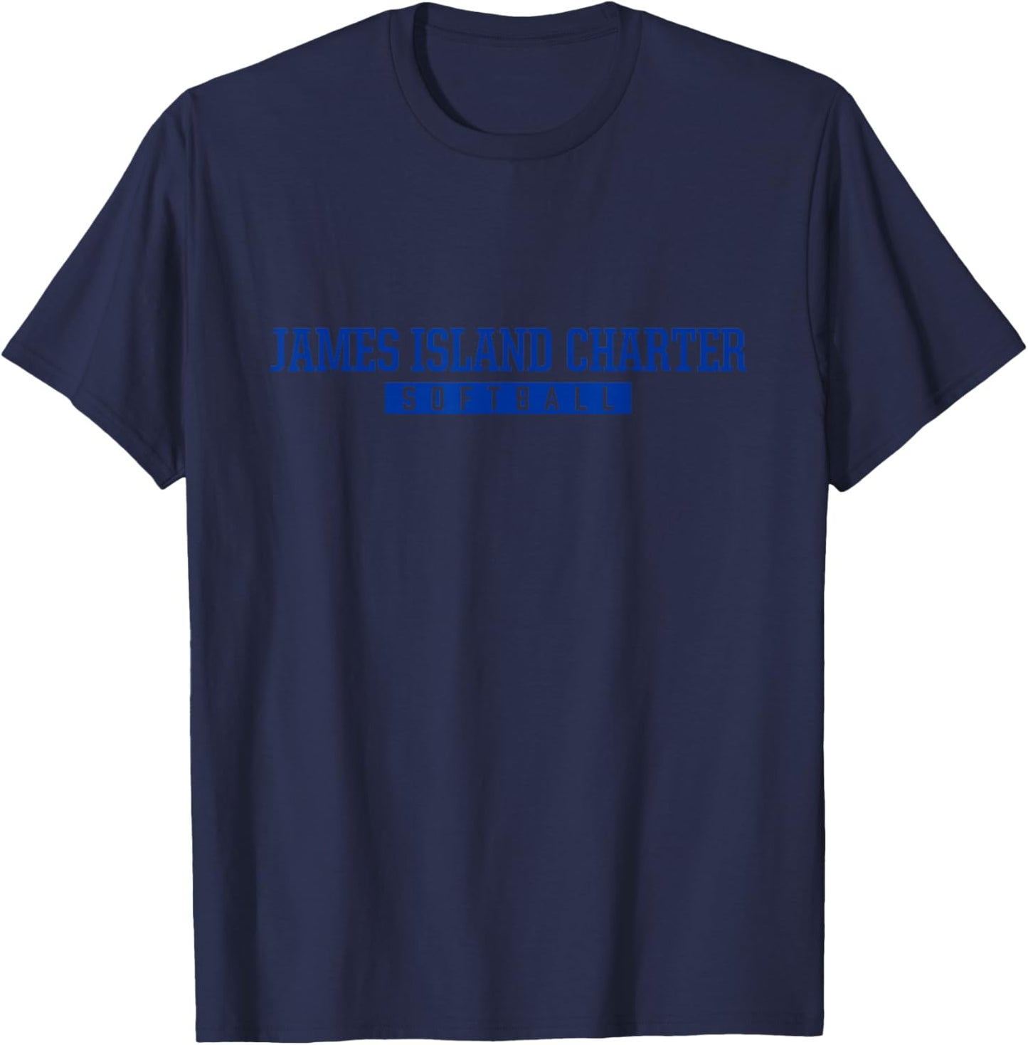 James Island Charter High School Softball T-Shirt - T-Shirt | Navy