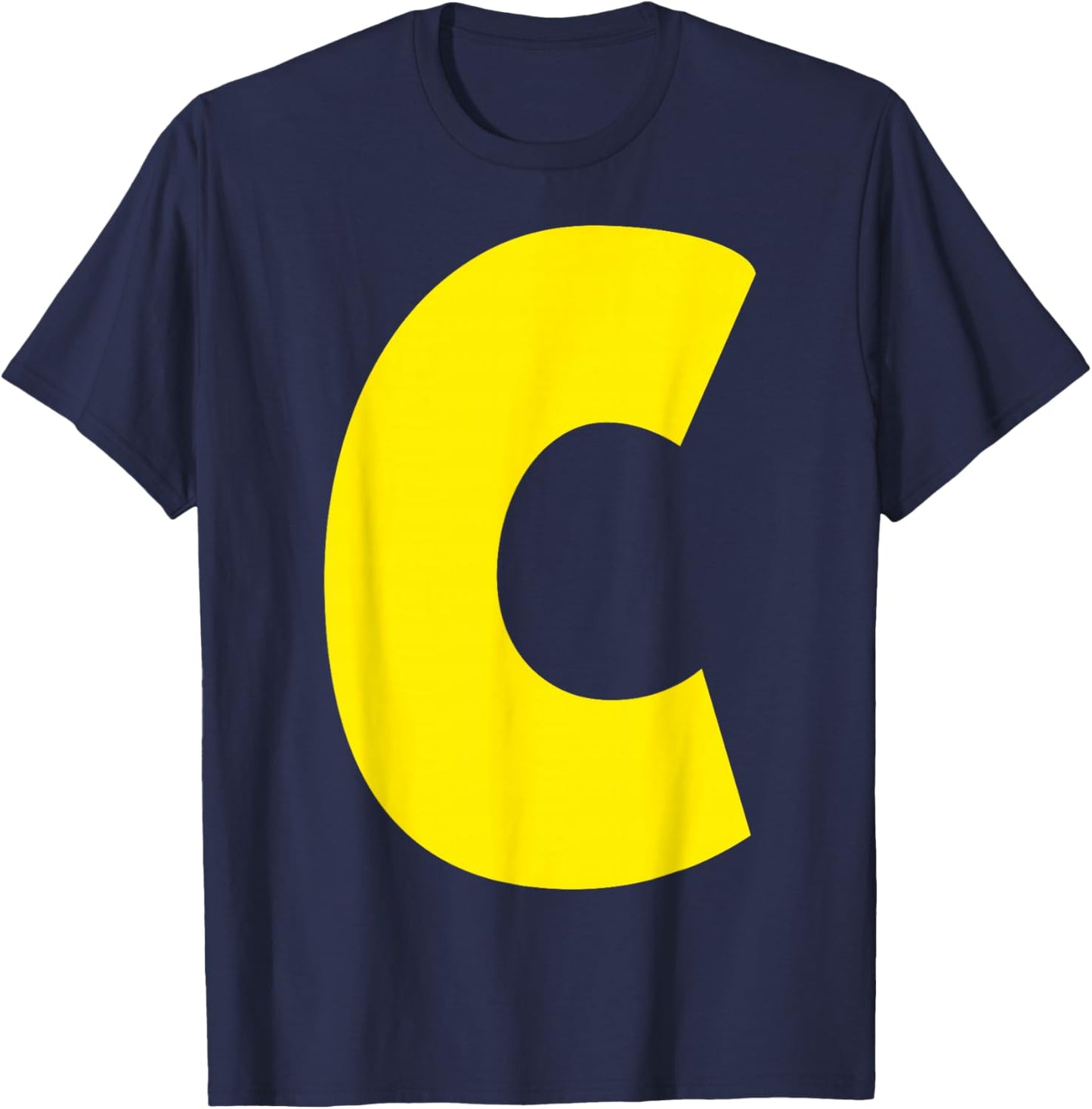 "C" Letter Chipmunk Group Matching Funny Halloween Letter C T-Shirt - T-Shirt | Navy