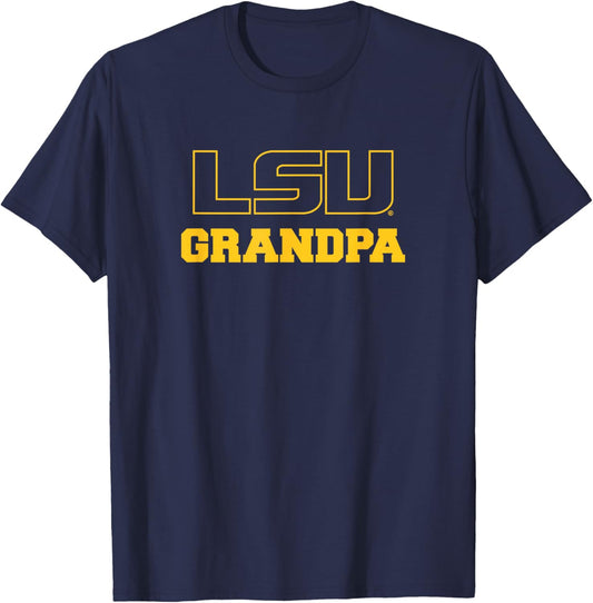 LSU Tigers Grandpa T-Shirt - T-Shirt | Navy