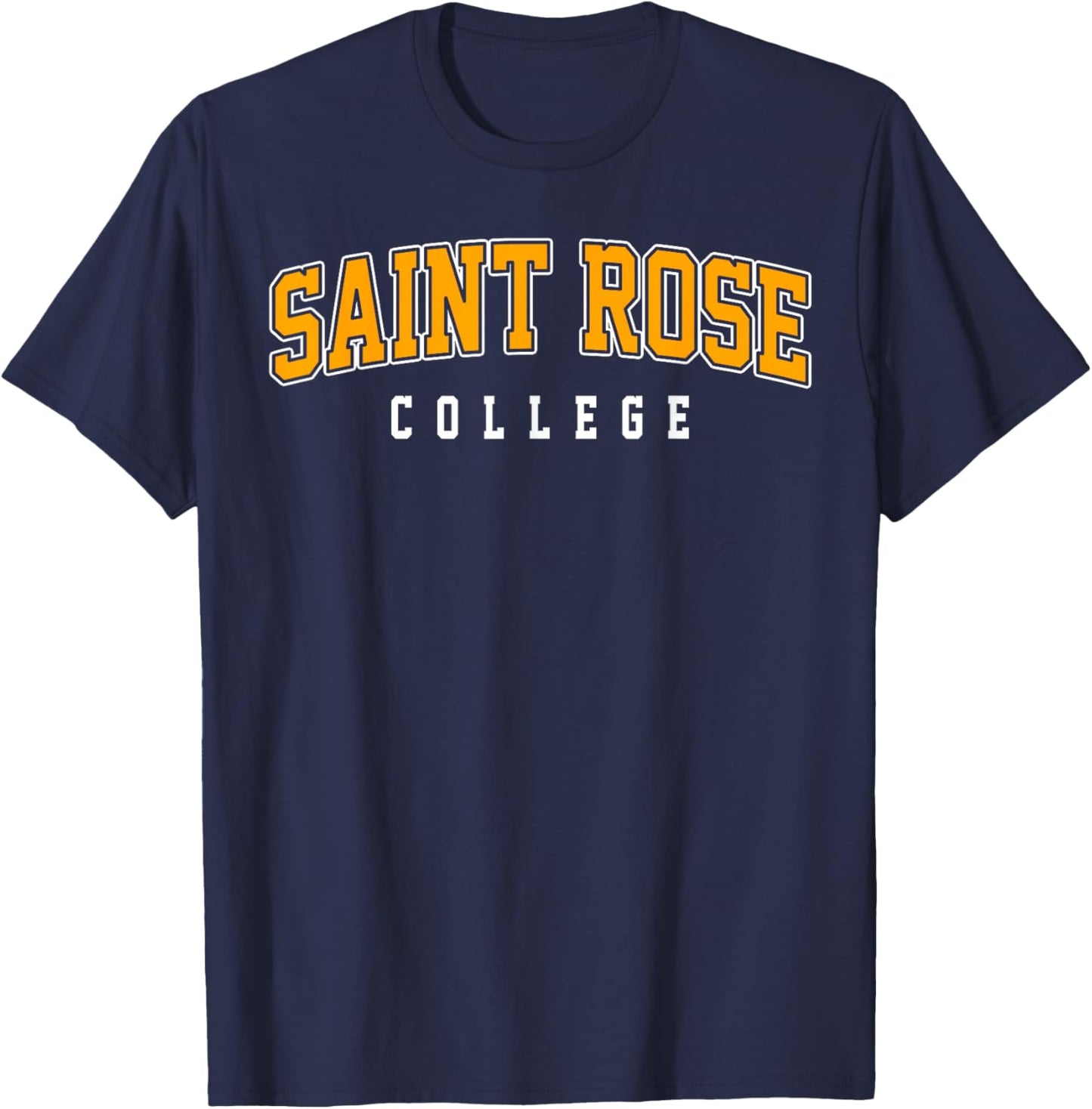 The College of Saint Rose Arch Vintage Sports Design Men T-Shirt - T-Shirt | Navy