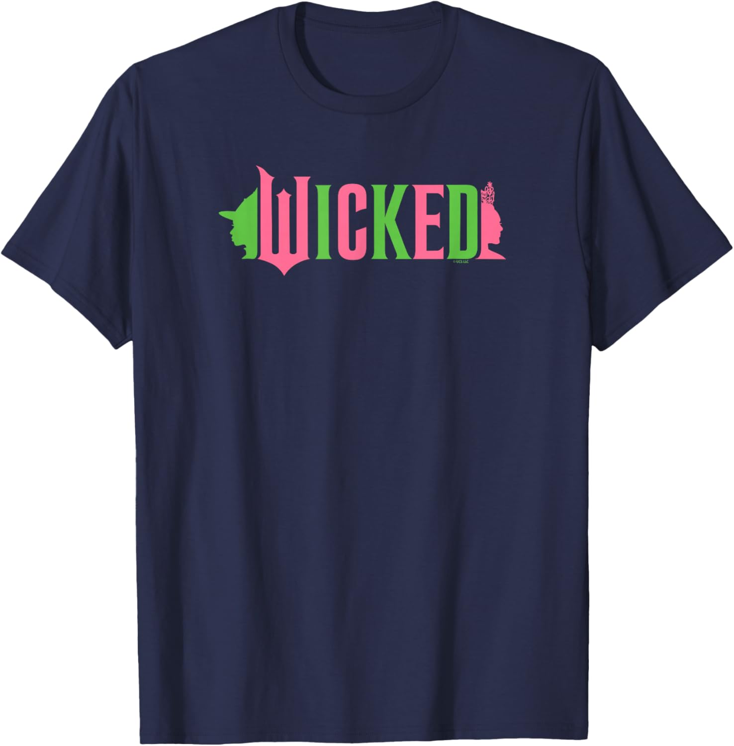 Wicked Pink & Green T-Shirt - T-Shirt | Navy