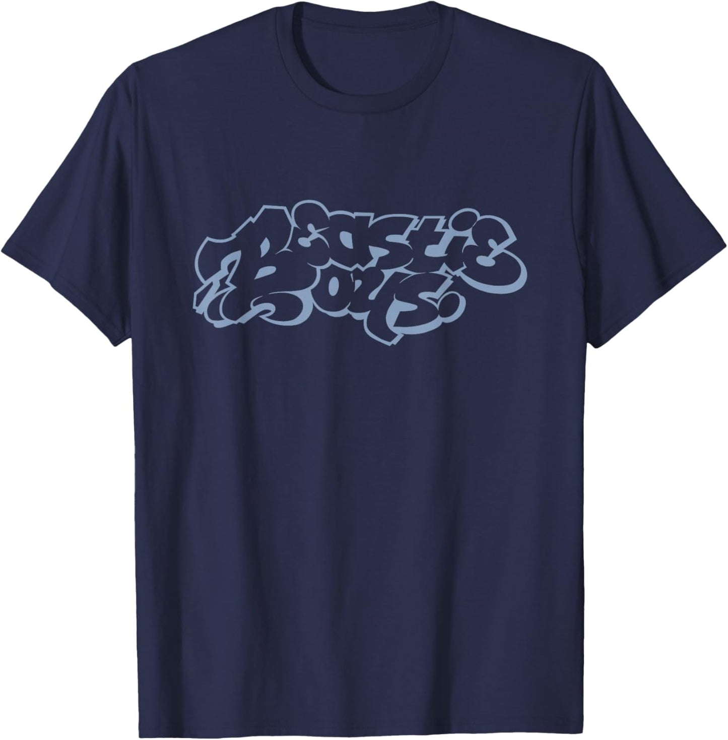 Official Beastie Boys Bubble Logo T-Shirt - T-Shirt | Navy