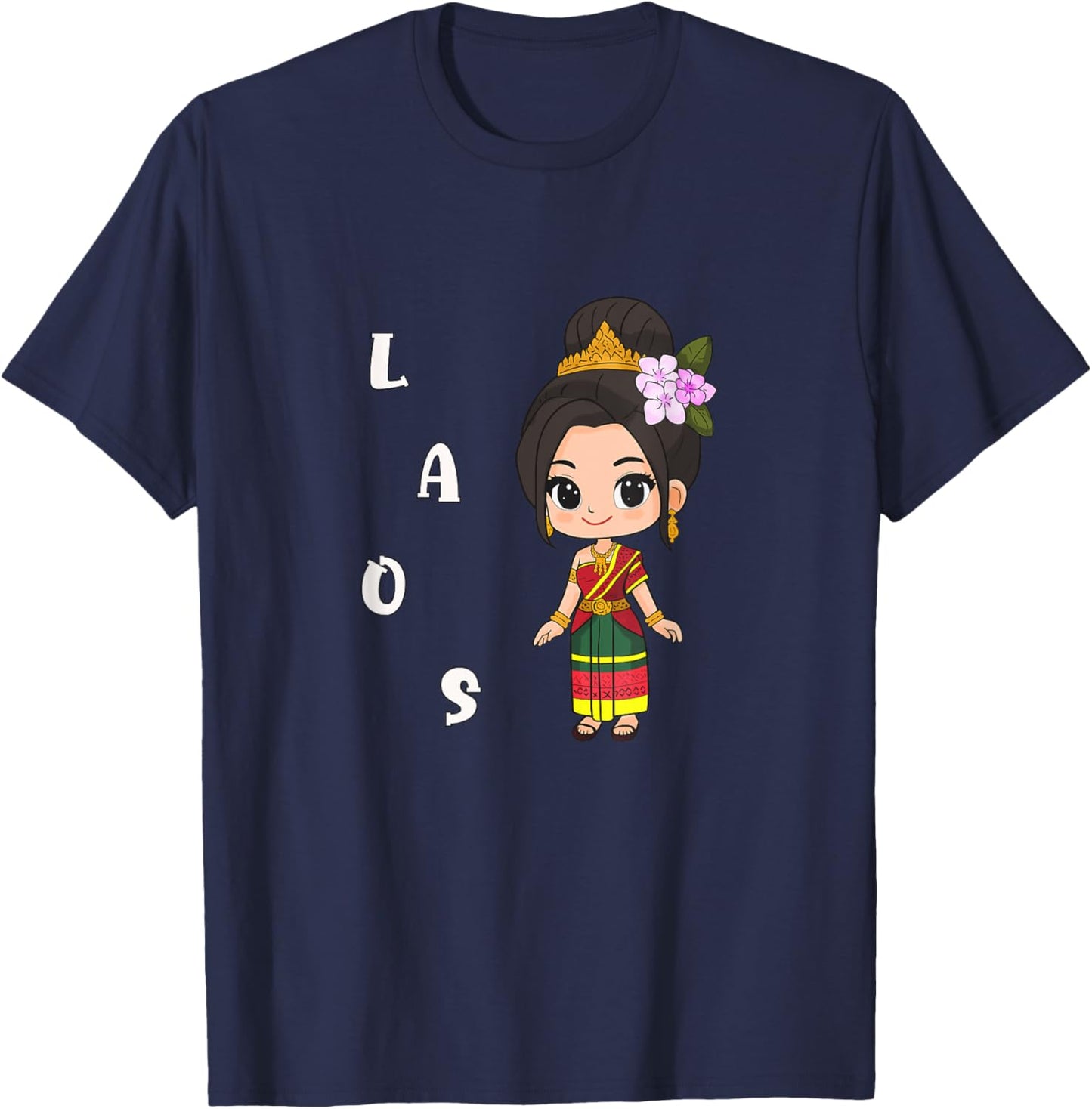 Laos Lao Laotian Happy Lao New Year Pim Mai Lao T-Shirt - T-Shirt | Navy