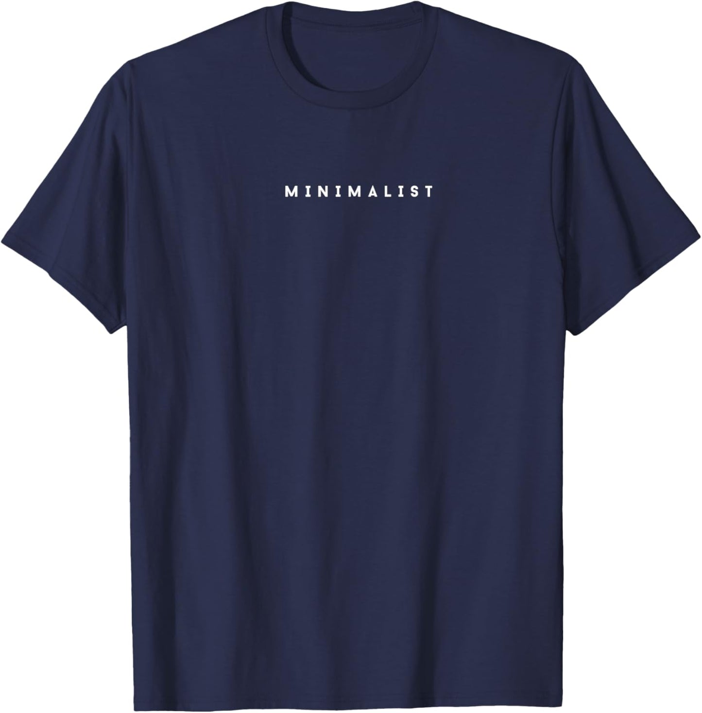 Minimalist Aesthetic Design Simple Apparel T-Shirt - T-Shirt | Navy