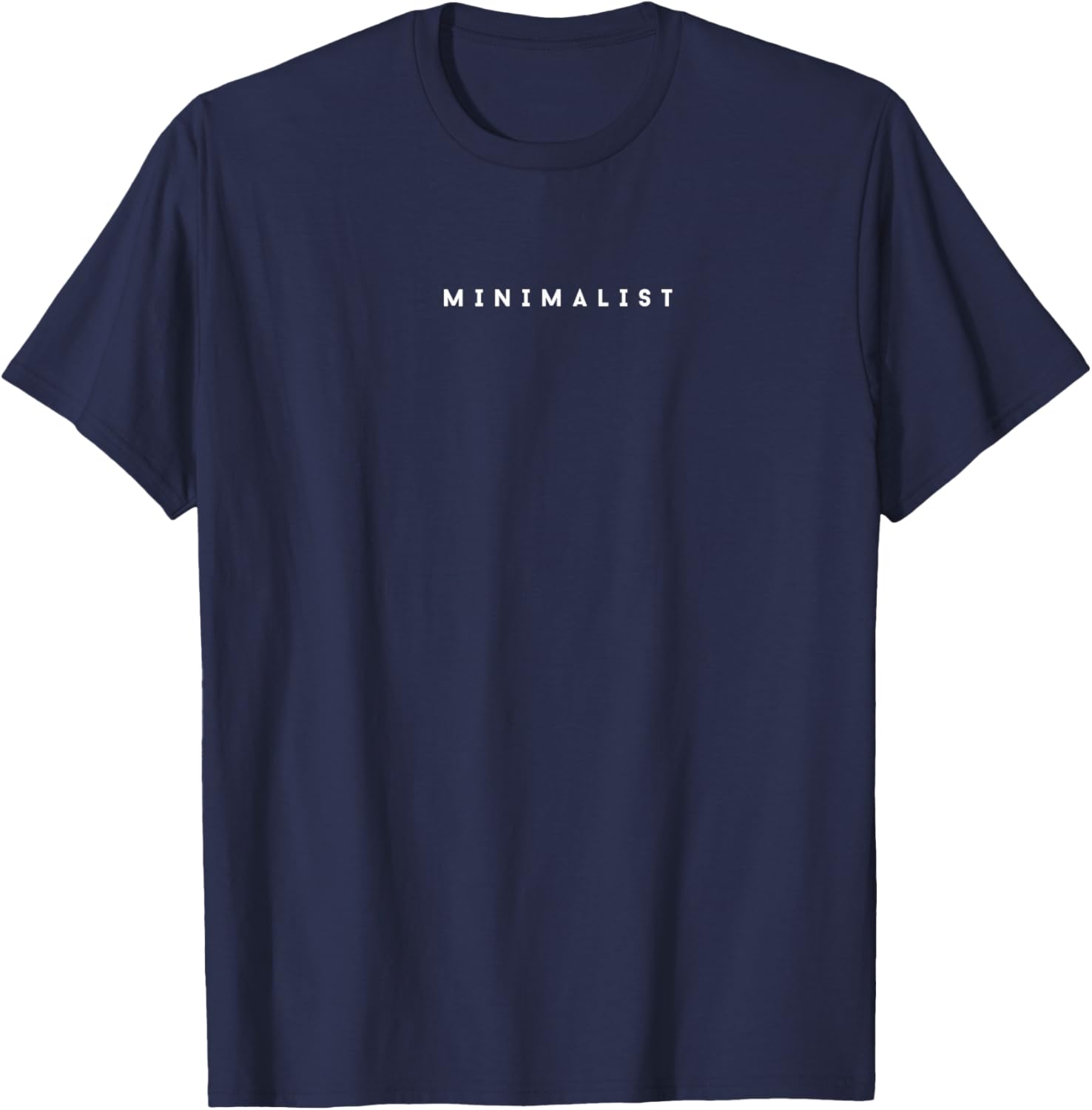 Minimalist Aesthetic Design Simple Apparel T-Shirt - T-Shirt | Navy