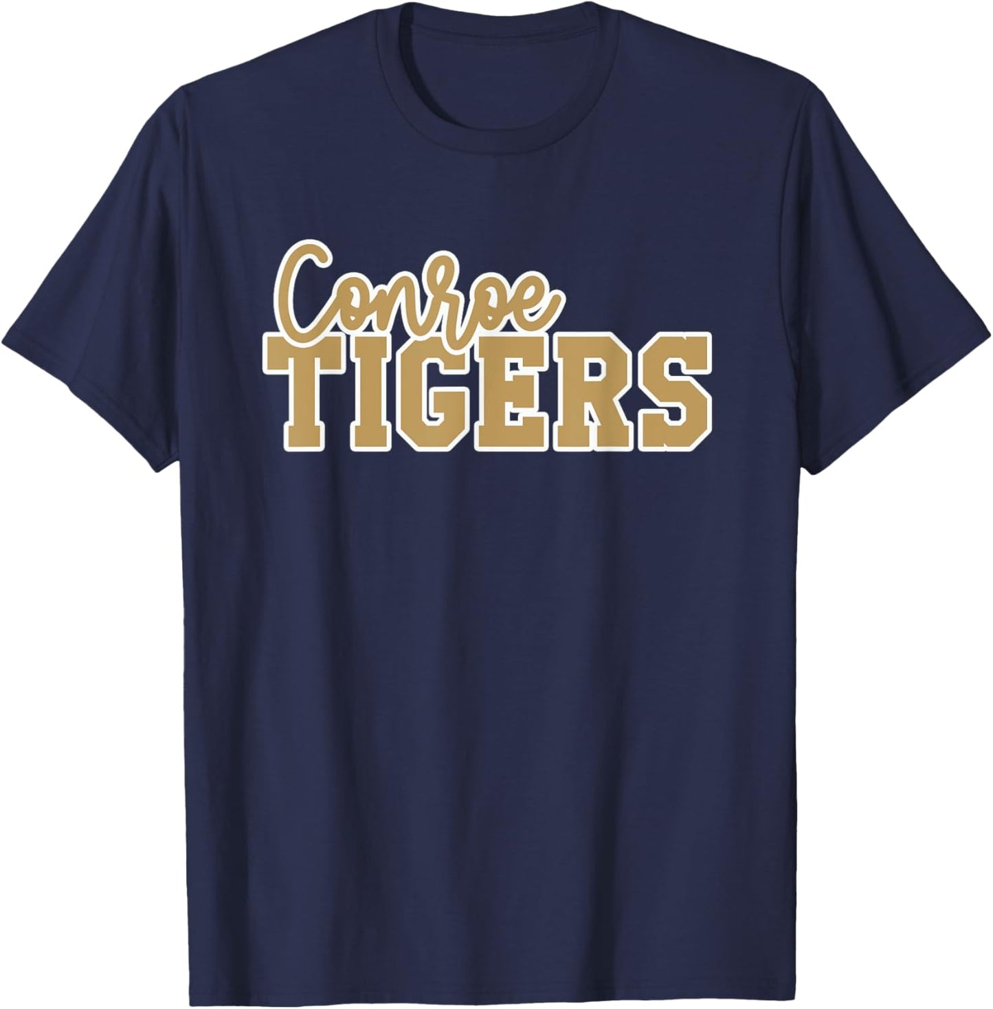 Conroe High School Tigers T-Shirt - T-Shirt | Navy