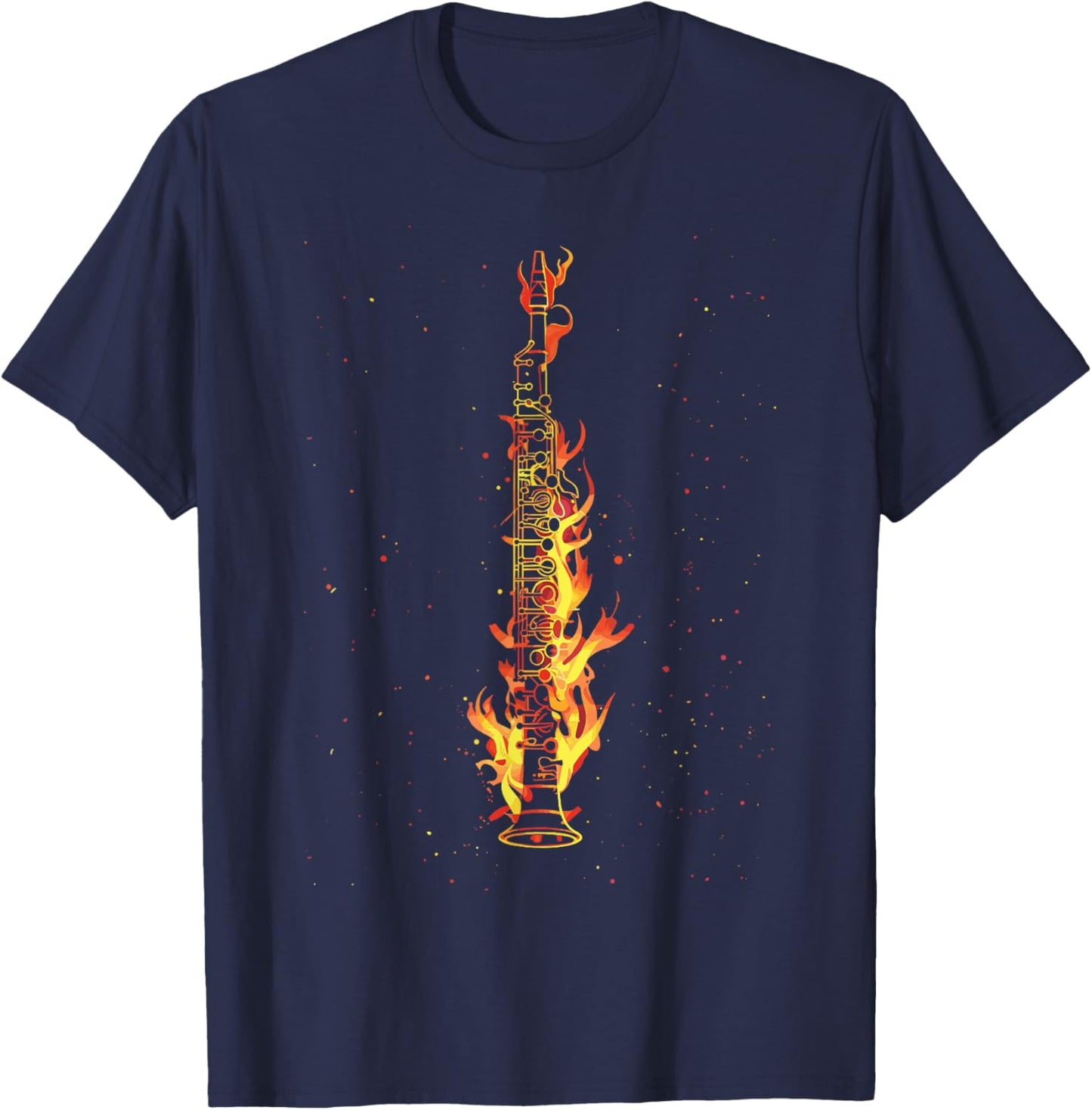 Clarinet Music Clarnetist Band T-Shirt - T-Shirt | Navy